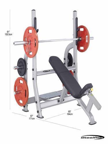 Steelflex Pro Olympic Decline Bench with NOIB Comfortable Padding