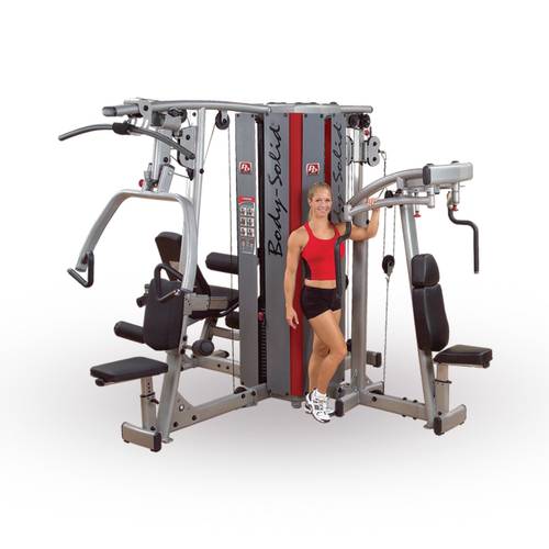 جهاز جيم مزدوج احترافي DGYM-S من بودي سوليد – تدريب شامل للجسم