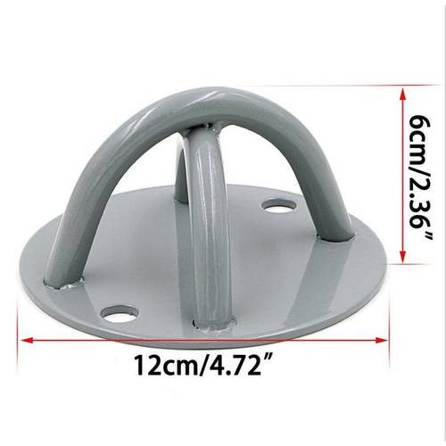 Steel hook hanger - secure mounting for yoga swings and crossfit.