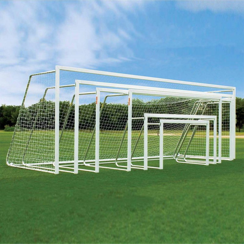 Light Weight Aluminum Folding Soccer Goal – FTSG110A-24P