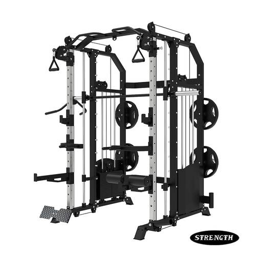 Multi-Functional Smith Machine with 2×100kg Weight Stacks – TZ-Q1009B