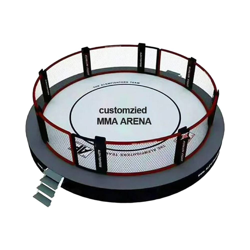 حلبة MMA دائرية للبطولات والمباريات الاحترافية – تصميم آمن ومتين