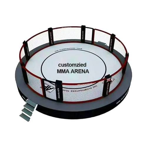 حلبة MMA دائرية للبطولات والمباريات الاحترافية – تصميم آمن ومتين