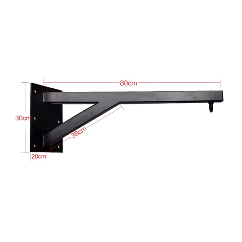 80 cm Wall-Mount Boxing Bag Holder, 2 mm Steel, 500 kg Load