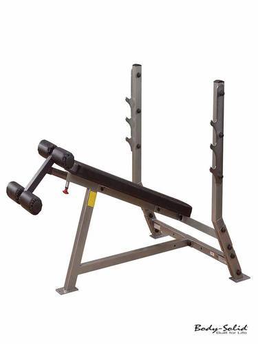 Body Solid SDB-351G Fixed Olympic Incline Bench for Chest Training