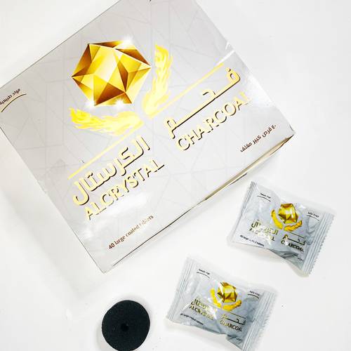 فحم مغلف سريع الاشتعال