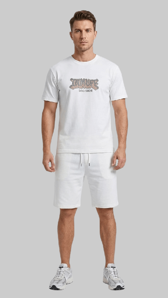 طقم رجالي شورت صيفي قطعتين M-2XL