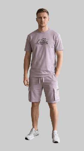 طقم رجالي شورت صيفي قطعتين M-2XL