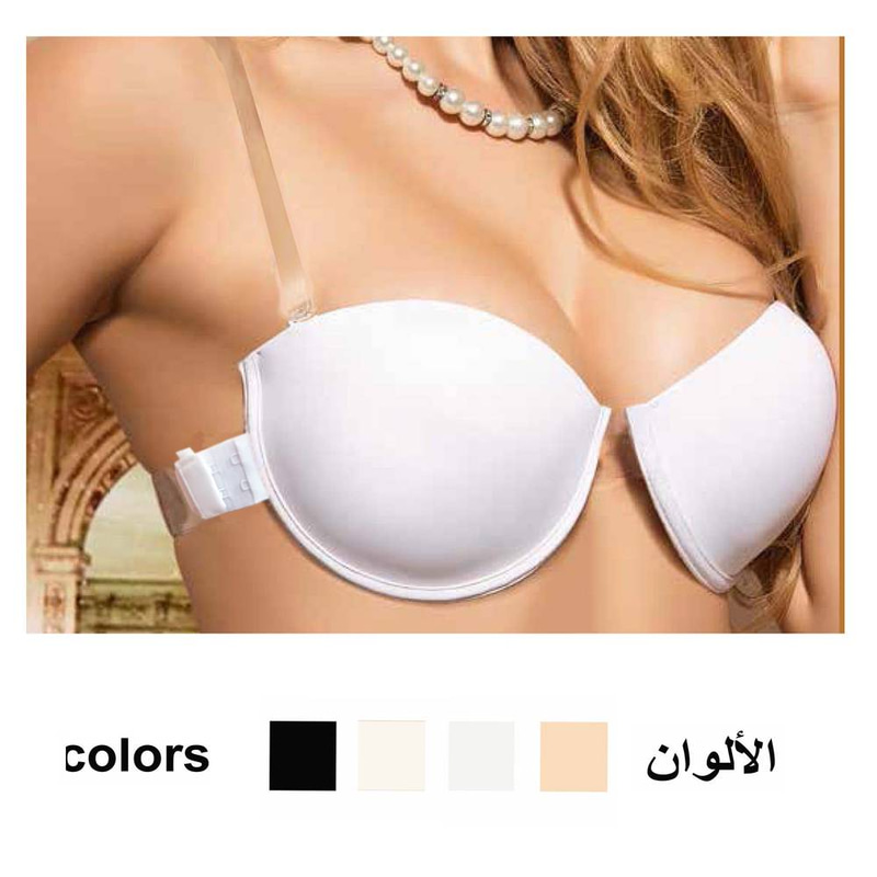 ستيان مناسبات بسيور شفافة  بوش اب 