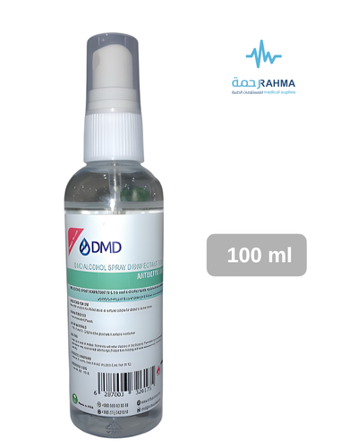د م د مطهركحولي 100 مل -DMD Alcohol Spray Disinfectant 70% Antiseptic And Disinfectant