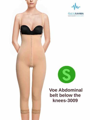 حزام بطن أسفل الركبتين لشفط الدهون في البطن والورك والفخذ والركبة، Voe Abdominal belt below the knees-3009-S