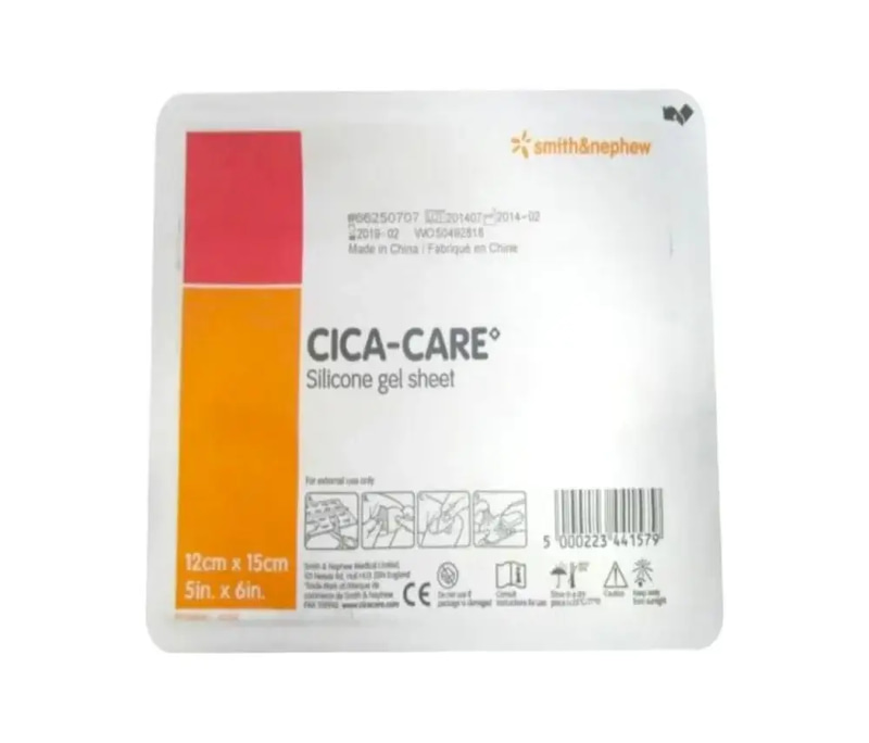 Smith&nephew Cica-Care Silicon gel Sheet12cmX15cm- ضمادة سيليكون