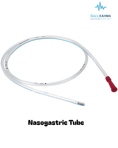 أنبوب تغذية انفي يظهر بالأشعه -Romsons Nasogastric Tube