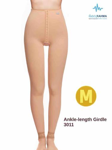 مشد بعد عملية شفط الدهون من منطقة الفخذين والساقين بالكامل (حتى الكاحل) وشد الفخذين -VOE Ankle-length Girdle Beige-3011–M