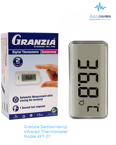 سامسونتب مقياس الحرارة من الجبهة-Granzia Infrared Thermometer Samsontemp