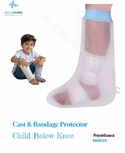 Cast and Bandage Protector Below Knee - Children - Aqua Guard Cast & Bandage Protector Child Below Knee