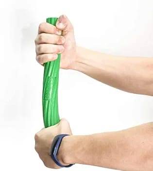 سباكير فليكس بار اخضر خفيف مطاطي لتمارين اليد-Spacare Rubber Flex Bar For Hand Exercises-Light