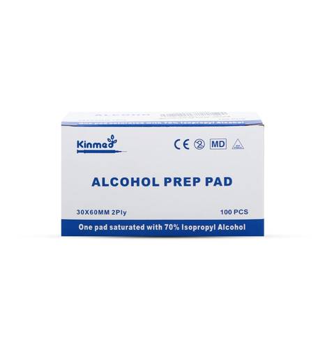 مسحات طبية 100 حبه-Kinmed Alcohol Prer Pad 100pcs