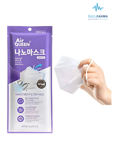 نانو ماسك أبيض-Air Queen Nano Mask-White