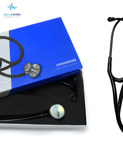سماعة طبيب بولندي اسود كامل- Oromed Stethoscope Black Edition