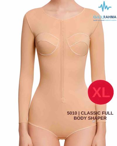 مشد بعد عملية شفط الدهون من الجوانب والبطن والذراع -VOE Classic Full Body Shaper Biege5010 -XL