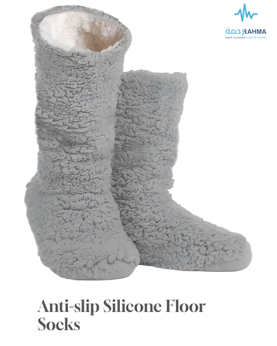 جوارب شتوية مبطنة رماديAT Padded Winter Socks gray