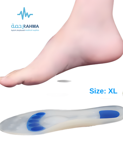 Silicon Shoe Insole - FootRite Silicon Insoles Medical Insoles - XLarge