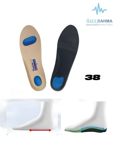 فرشة حذاء للقدم المسطحة-FootRite Flat Foot Insoles Premier-38