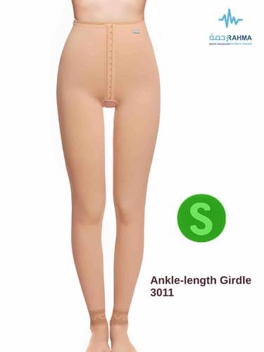 مشد بعد عملية شفط الدهون من منطقة الفخذين والساقين بالكامل (حتى الكاحل) وشد الفخذين -VOE Ankle-length Girdle Beige-3011–S