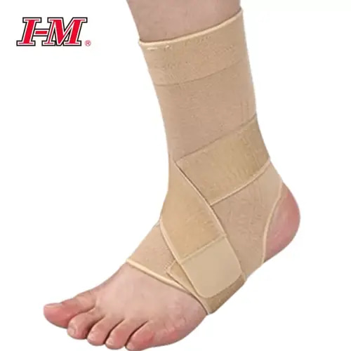 دعامة للكاحل سيليكون-I-M Silicon Anti -Slip Ankle Elastic Compression Ankle Support-Small