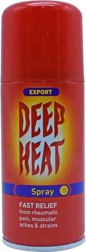 رشاش ديب هيت لتخفيف الالام العضلية 150 مل-Export Deep Heat Spray Fast Relife 150 ml