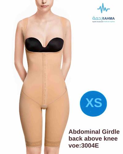مشد بعد عمليات شفط الدهون من البطن والورك والفخذ والظهر -VOE Girdle With  Abdominal And Back Extension Above The Knee 3004E-XS
