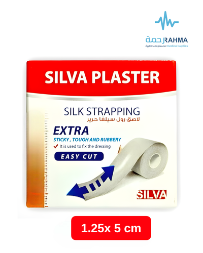 لاصق رول حرير 1.25cm-Silva Plaster Silk Strapping Extra-1.25cm