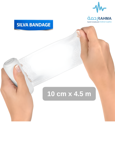 سيلفا شاش رول مطاطي ناعم - SILVA GAUSE ROLL -10cmx4.5m