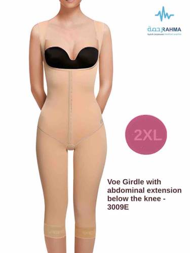 مشد بعد العمليات كامل للبطن تحت الركبة -Voe Girdle with abdominal extension below the knee -3009E-XXL