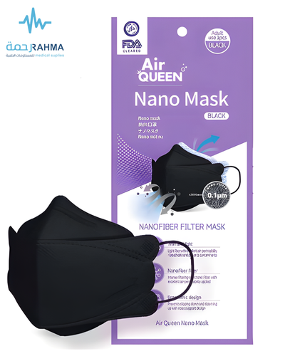 نانو ماسك اسود-Air Queen Nano Mask-Black