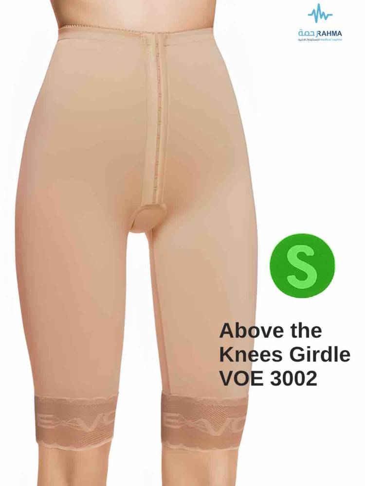 مشد بعد عملية الشفط بمنطقة الورك والفخذ، رفع الفخذين-VOE Above The Knee Girdle -Beige-3002-S