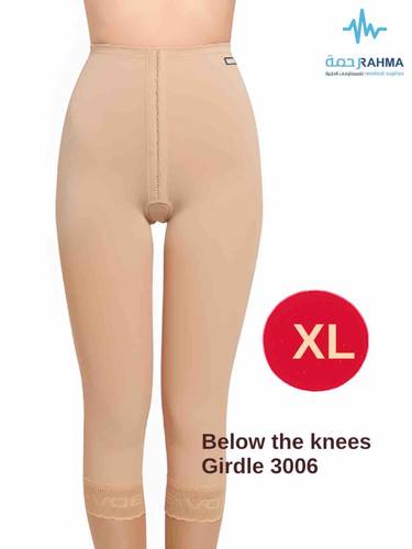 مشد بعد عملية شفط الدهون من الفخذ والركبه ورفع الفخذ-VOE Below The Knee Girdle Beige -3006-XL