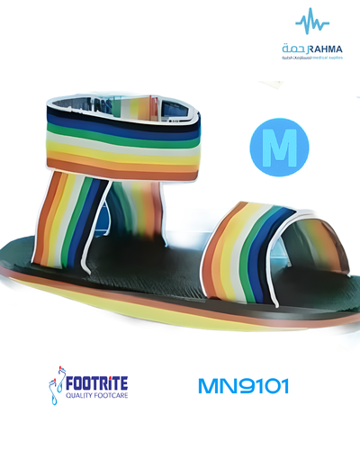 صندل للجبيرة-FootRite Cast Sandal Rainbow-Medium