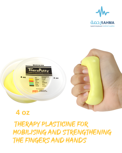 معجون صلصال للتدريب مقاس 4 اونص لون اصفر 100905 Thera Putty