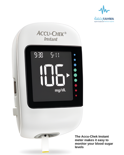 أكيو -تشيك إنستانت جهاز قياس مستوي السكر في الدم بميزة الاتصال اللاسلكي مع قلم وخز-Accu-Chek Instant