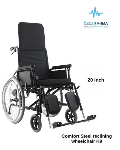 Comfort Recliner Wheel Chair K9 20'' CRK920