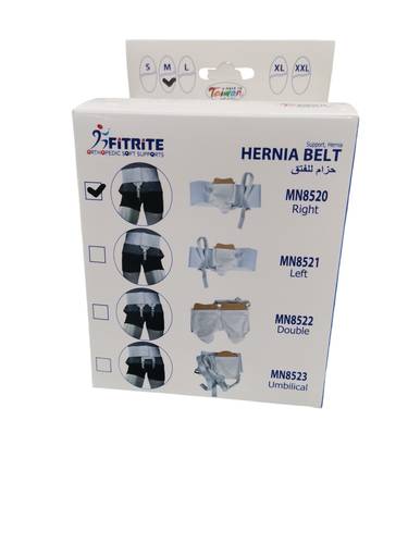 حزام لفتق البطن يمين -Fitrite Hernia Belt-Medium-Right
