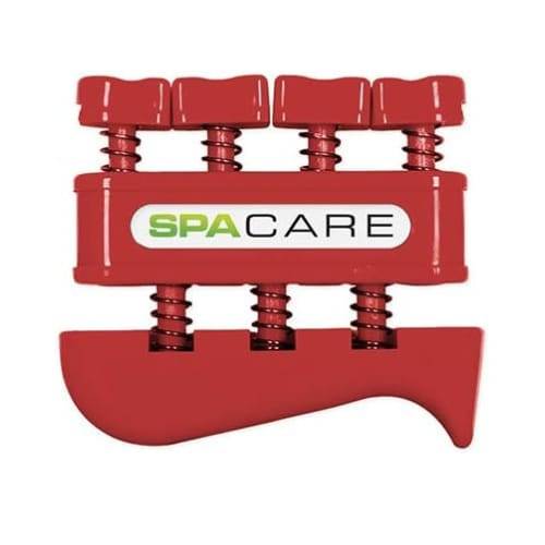 سباكير لتقوية الاصابع احمر وسط وقبضة اليد بيانو -Spacare Finger & Hand Grip Piano-Medium