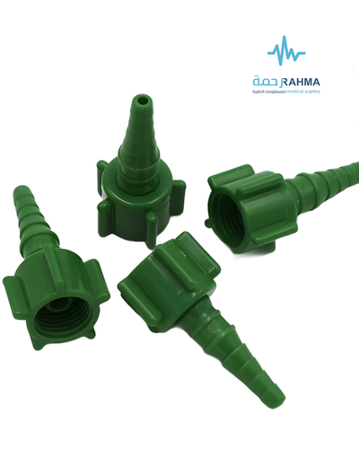 موصل بلاستك مخرج اكسجين للمنظم واجهزة- Outlet Oxygen Connector