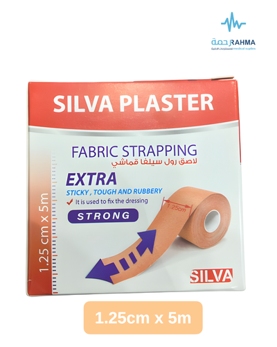 سيلفا بلاستر قطن رول 1.25 سم SILVA PLASTER FABRIC