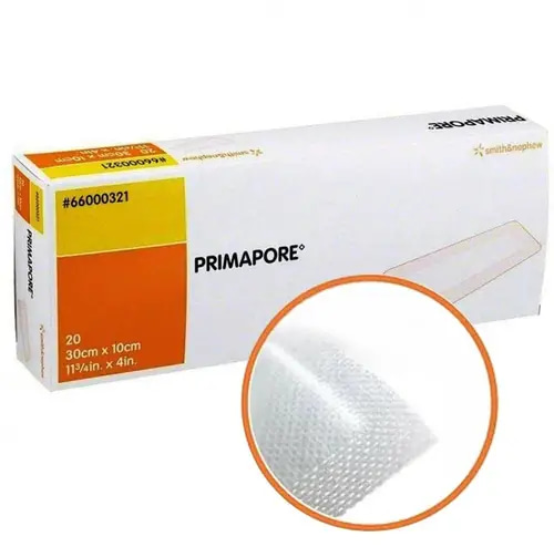 ضمادة جروح لاصقة غير منسوجة 30X10cm-Smith&nephew Primapore Non-woven Adhesive Wound Dressing 30X10cm