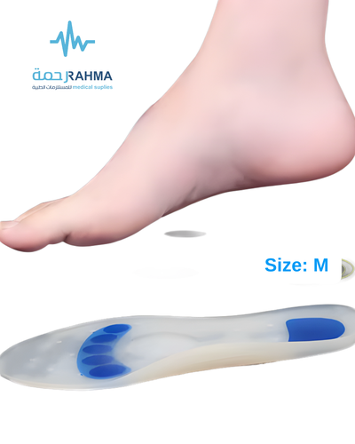 Silicon Shoe Insole - FootRite Silicon Insoles Medical Insoles - Medium