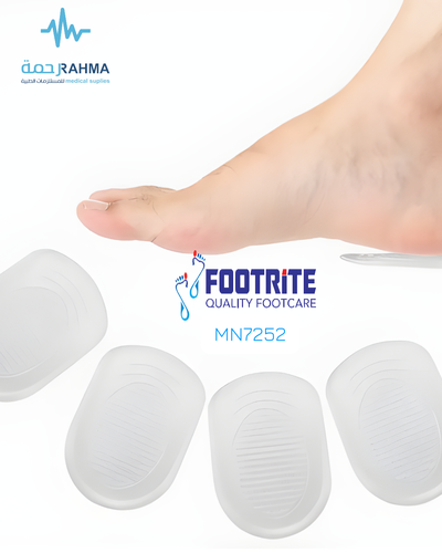 وسادات الكعب المصنوعة من السيليكون footrite MN7252