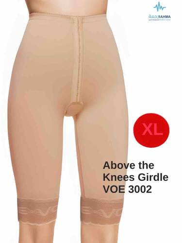 مشد بعد عملية الشفط بمنطقة الورك والفخذ، رفع الفخذين-VOE Above The Knee Girdle -Beige-3002-XL